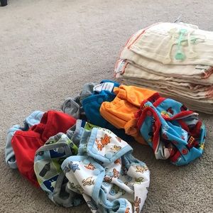 Newborn cloth diaper set - SOLD